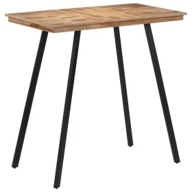 Mesa alta de bar madera maciza de teca 110x55x105 cm de , Mesas de cocina y de comedor - Ref: Foro24-358533, Precio: 134,10 €...
