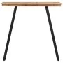 High bar table made of solid teak wood 110x55x105 cm by , Kitchen and dining tables - Ref: Foro24-358533, Price: 134,10 €, Di...