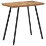 High bar table made of solid teak wood 110x55x105 cm by , Kitchen and dining tables - Ref: Foro24-358533, Price: 134,10 €, Di...