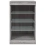 Sideboard with Sonoma grey LED lights 41x37x67 cm by , Sideboards - Ref: Foro24-836726, Price: 52,95 €, Discount: %