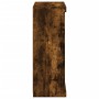 Aparador con luces LED roble ahumado 60,5x37x100 cm de , Aparadores - Ref: Foro24-836711, Precio: 72,32 €, Descuento: %