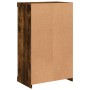 Aparador con luces LED roble ahumado 60,5x37x100 cm de , Aparadores - Ref: Foro24-836711, Precio: 72,32 €, Descuento: %