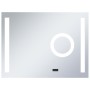 Espejo de pared de baño con LED y sensor táctil 80x60 cm de vidaXL, Espejos - Ref: Foro24-144742, Precio: 166,04 €, Descuento: %