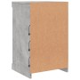 Aparador con luces LED gris hormigón 41x37x67 cm de , Aparadores - Ref: Foro24-836724, Precio: 60,83 €, Descuento: %