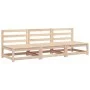 Sofás de jardín sin reposabrazos 3 uds madera pino 70x70x67 cm de , Sofás modulares de exterior - Ref: Foro24-837928, Precio:...