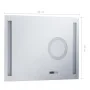 Espejo de pared de baño con LED y sensor táctil 80x60 cm de vidaXL, Espejos - Ref: Foro24-144742, Precio: 141,27 €, Descuento: %