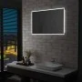Espejo de pared de baño con LED y sensor táctil 100x60 cm de vidaXL, Espejos - Ref: Foro24-144737, Precio: 135,56 €, Descuent...
