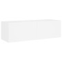 Muebles de TV de pared con luces LED 6 piezas blanco de , Muebles TV - Ref: Foro24-3216888, Precio: 318,68 €, Descuento: %