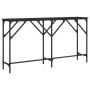 Mesa consola madera de ingeniería negra 140x29x75 cm de , Mesas auxiliares - Ref: Foro24-837757, Precio: 53,19 €, Descuento: %