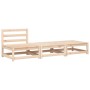 Sofá de jardín sin reposabrazos con cojines y reposapiés de , Sofás modulares de exterior - Ref: Foro24-838141, Precio: 151,7...