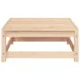 Sofá de jardín sin reposabrazos con cojines y reposapiés de , Sofás modulares de exterior - Ref: Foro24-838141, Precio: 150,8...