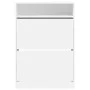 Mueble zapatero con 2 cajones abatibles blanco 80x34x116 cm de , Zapateros y organizadores de calzado - Ref: Foro24-3214406, ...