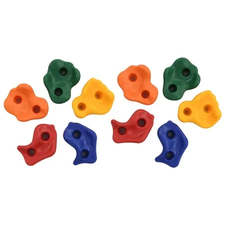 Piedras de escalada 10 unidades PE multicolor de vidaXL, Escalada - Ref: Foro24-91806, Precio: 26,73 €, Descuento: %