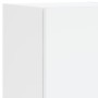 Muebles de TV de pared con LED 4 pzas madera ingeniería blanco de , Muebles TV - Ref: Foro24-3216654, Precio: 198,17 €, Descu...
