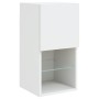 Muebles de TV de pared con LED 4 pzas madera ingeniería blanco de , Muebles TV - Ref: Foro24-3216661, Precio: 173,64 €, Descu...