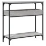 Mesa consola estante madera ingeniería Sonoma gris 75x29x75 cm de , Mesas auxiliares - Ref: Foro24-837715, Precio: 48,04 €, D...