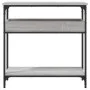 Mesa consola estante madera ingeniería Sonoma gris 75x29x75 cm de , Mesas auxiliares - Ref: Foro24-837715, Precio: 48,04 €, D...