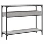 Mesa consola estante madera ingeniería Sonoma gris 100x29x75 cm de , Mesas auxiliares - Ref: Foro24-837720, Precio: 58,79 €, ...