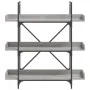 Librería de 3 estantes madera gris Sonoma 100x33x108,5 cm de , Librerías y estanterías - Ref: Foro24-837690, Precio: 65,72 €,...