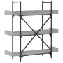 Librería de 3 estantes madera gris Sonoma 100x33x108,5 cm de , Librerías y estanterías - Ref: Foro24-837690, Precio: 66,59 €,...
