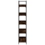Librería de 5 estantes madera ingeniería roble ahumado de , Librerías y estanterías - Ref: Foro24-837699, Precio: 97,22 €, De...
