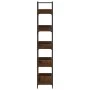 Librería 5 estantes madera ingeniería marrón 100x33x180,5 cm de , Librerías y estanterías - Ref: Foro24-837701, Precio: 101,8...