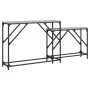 Mesas consola apilables 2 pzas madera ingeniería gris Sonoma de , Mesas auxiliares - Ref: Foro24-837805, Precio: 52,79 €, Des...