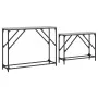 Mesas consola apilables 2 pzas madera ingeniería gris Sonoma de , Mesas auxiliares - Ref: Foro24-837805, Precio: 52,79 €, Des...