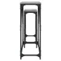 Mesas consola apilables 2 pzas madera ingeniería gris Sonoma de , Mesas auxiliares - Ref: Foro24-837805, Precio: 52,79 €, Des...