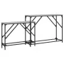 Mesas consola apilables 2 pzas madera ingeniería gris Sonoma de , Mesas auxiliares - Ref: Foro24-837805, Precio: 52,79 €, Des...