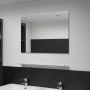Espejo de pared con estante de vidrio templado 80x60 cm de vidaXL, Espejos - Ref: Foro24-249442, Precio: 49,53 €, Descuento: %