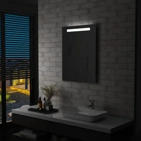 Espejo de pared de baño con LED 60x80 cm de vidaXL, Espejos - Ref: Foro24-144709, Precio: 69,53 €, Descuento: %