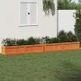 Jardineras de exterior 2 uds madera maciza de pino marrón cera de , Maceteros y jardineras - Ref: Foro24-837479, Precio: 170,...