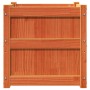Jardinera exterior madera maciza pino marrón cera 50x50x50 cm de , Maceteros y jardineras - Ref: Foro24-837418, Precio: 61,66...