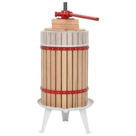 Prensa de vino y fruta con paño de tela 24 L madera de roble de vidaXL, Producción de vino - Ref: Foro24-144744, Precio: 137,...