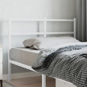 White metal headboard 120 cm by , Headboards and footboards - Ref: Foro24-355445, Price: 24,19 €, Discount: %