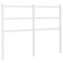 Cabecero de metal blanco 120 cm de , Cabeceros y pies de cama - Ref: Foro24-355445, Precio: 24,53 €, Descuento: %