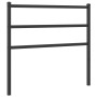 Cabecero de metal negro 107 cm de , Cabeceros y pies de cama - Ref: Foro24-355395, Precio: 21,67 €, Descuento: %