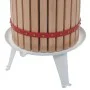 Prensa de vino y fruta con paño de tela 24 L madera de roble de vidaXL, Producción de vino - Ref: Foro24-144744, Precio: 137,...