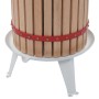 Prensa de vino y fruta con paño de tela 24 L madera de roble de vidaXL, Producción de vino - Ref: Foro24-144744, Precio: 139,...