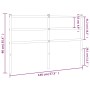 Cabecero de metal blanco 140 cm de , Cabeceros y pies de cama - Ref: Foro24-355447, Precio: 30,95 €, Descuento: %