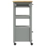 Carrito de cocina MONZA madera maciza de pino 48x40x90 cm de , Carros de cocina y comedor - Ref: Foro24-376086, Precio: 102,3...