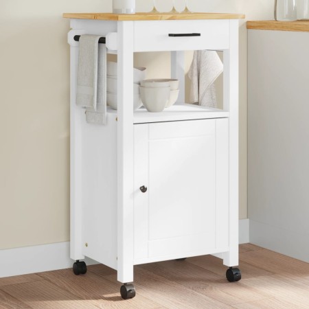 Carrito de cocina MONZA madera maciza de pino 48x40x90 cm de , Carros de cocina y comedor - Ref: Foro24-376090, Precio: 117,7...