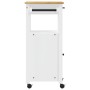 Carrito de cocina MONZA madera maciza de pino 48x40x90 cm de , Carros de cocina y comedor - Ref: Foro24-376090, Precio: 117,7...