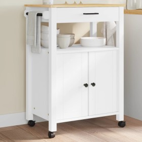 Carrito de cocina MONZA madera maciza de pino 60x40x90 cm de , Carros de cocina y comedor - Ref: Foro24-376099, Precio: 145,4...