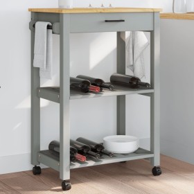 Carrito de cocina MONZA madera maciza de pino 60x40x90 cm de , Carros de cocina y comedor - Ref: Foro24-376092, Precio: 87,92...