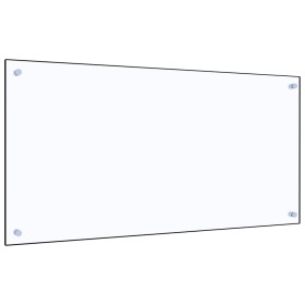 Protector contra salpicaduras cocina vidrio templado 100x50 cm de vidaXL, Herramientas y utensilios de cocina - Ref: Foro24-2...