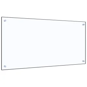 Protector contra salpicaduras cocina vidrio templado 100x50 cm de vidaXL, Herramientas y utensilios de cocina - Ref: Foro24-2...