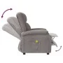 Sillón orejero de masaje de tela gris taupé de , Sillones de masaje eléctricos - Ref: Foro24-348455, Precio: 252,99 €, Descue...