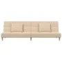 Two-seater sofa bed with two cream-colored fabric pillows by , Sofas - Ref: Foro24-375795, Price: 242,05 €, Discount: %